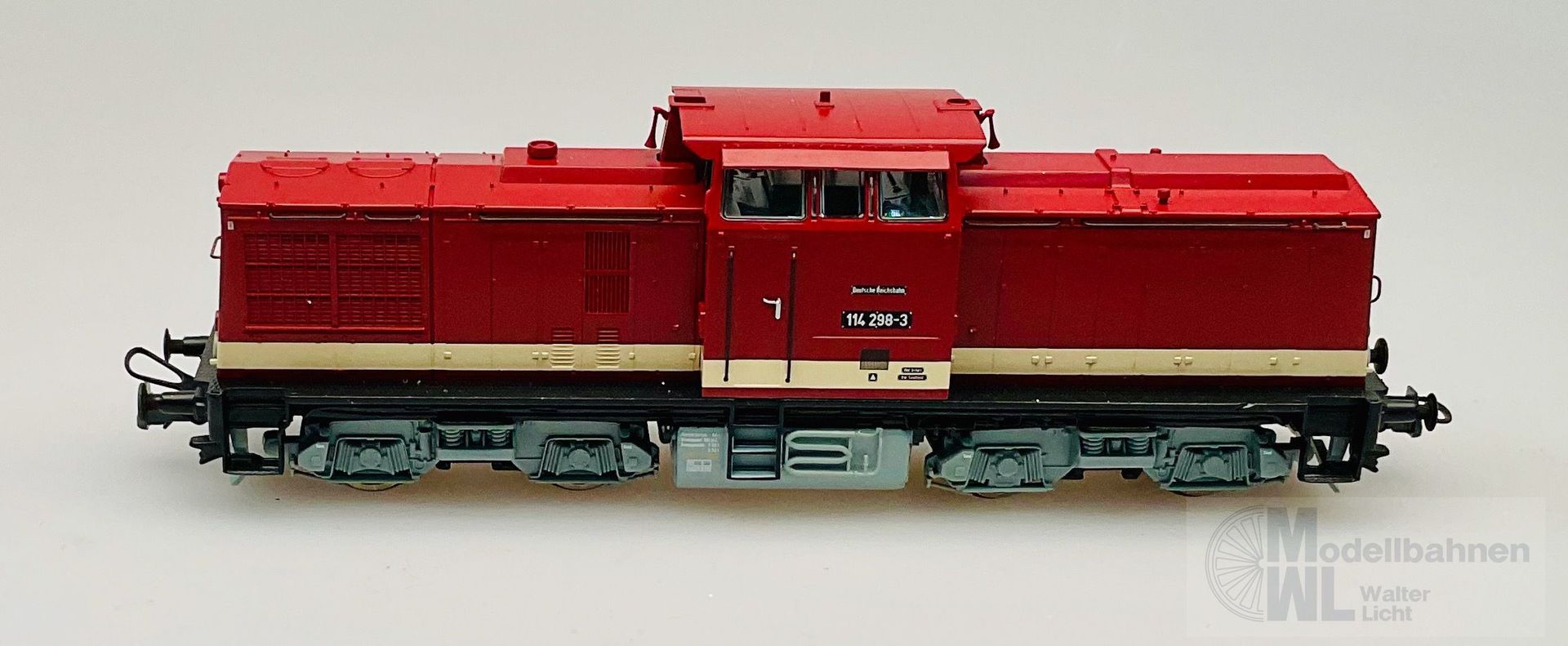 Roco 70812 - Roco - Diesellok BR 114 298-3 DR Ep.IV bordeauxsrot H0/GL Sound